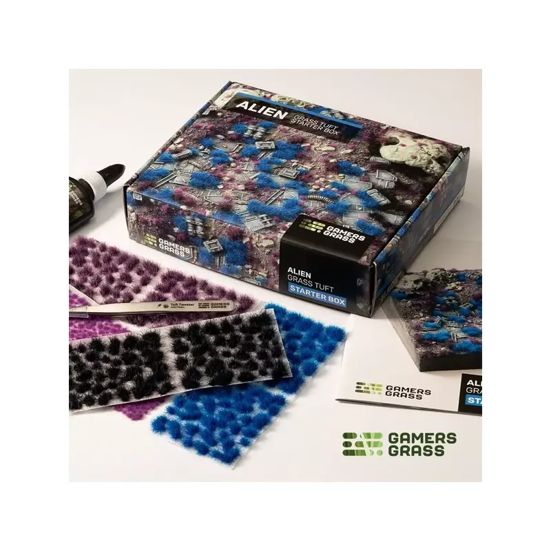 Grass Tuft - Starter Box : Alien Grass - Gamers Grass