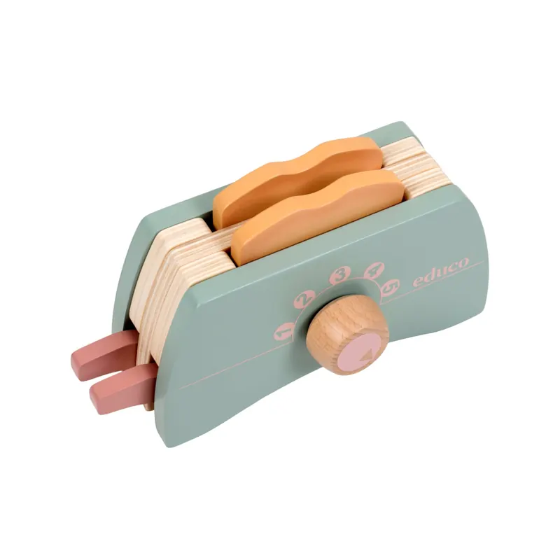 Grille Pain en Bois Educo : Jouet d'Imitation Cuisine