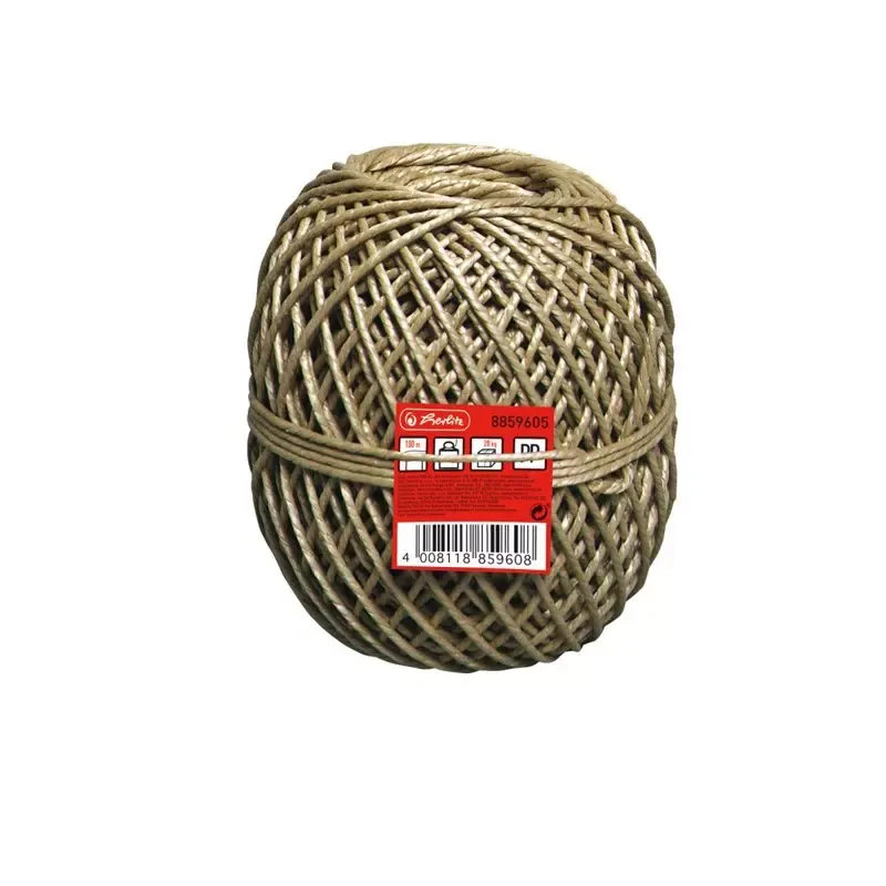 Herlitz Ficelle d'emballage - en PP - marron - 100 m