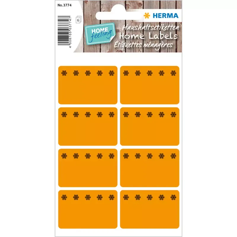 HERMA étiquettes pour surgelés 26 x 40 mm orange fluo