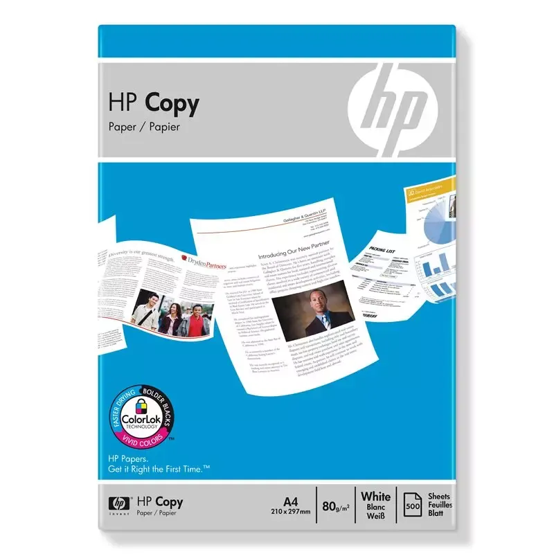 HP Papier de copie 80 g/m2 - 500 feuilles A4 - 210 x 297 mm