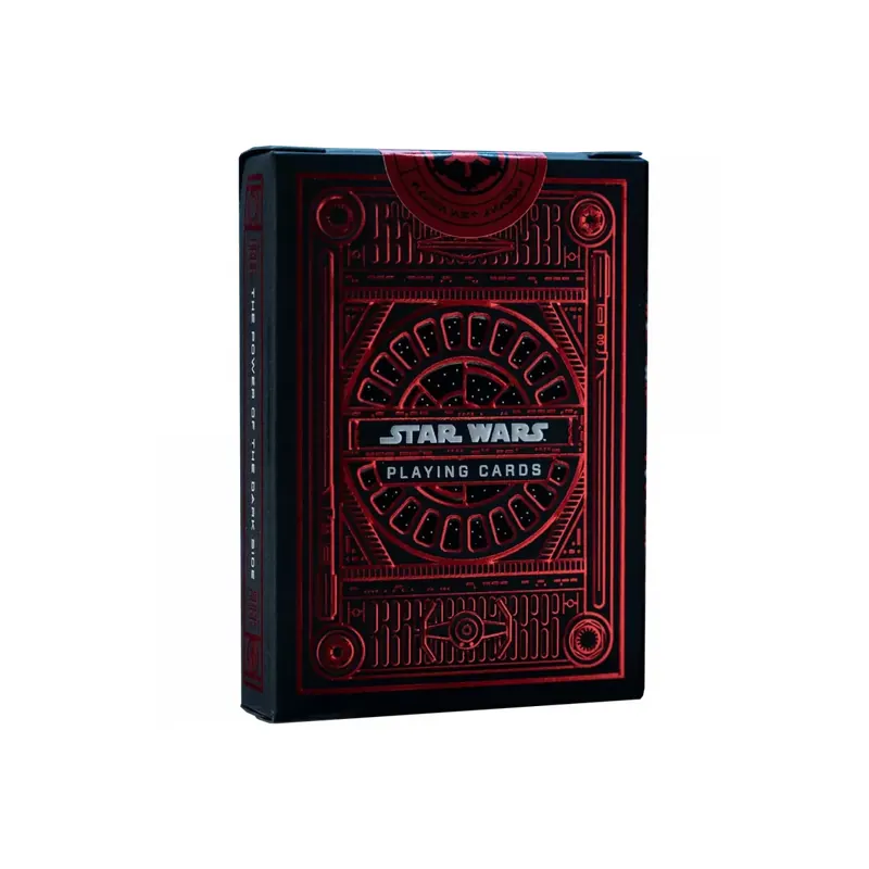 Jeu de 54 cartes Bicycle Theory 11 - Star Wars Dark Side Red