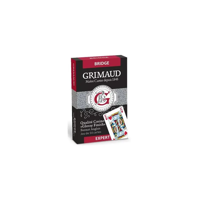 Jeu de 54 cartes Grimaud Expert - Bridge et Poker