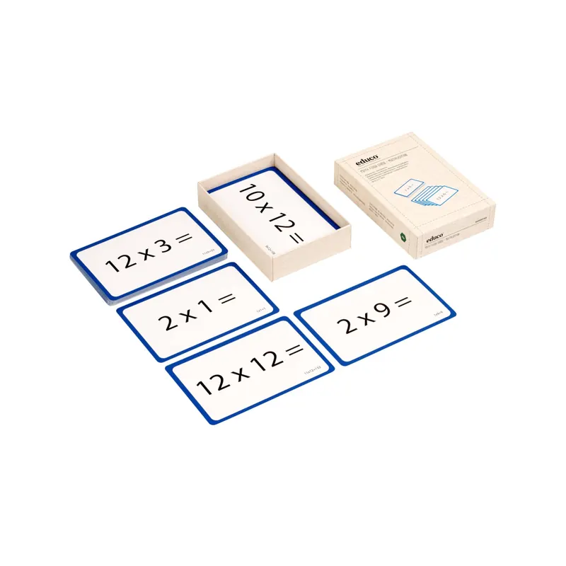 Jeu de Cartes de Multiplication - Flash Cards Educo