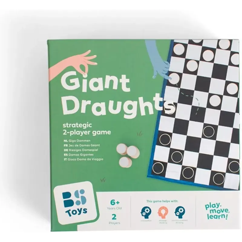 Jeu de Dames Géant - BS Toys