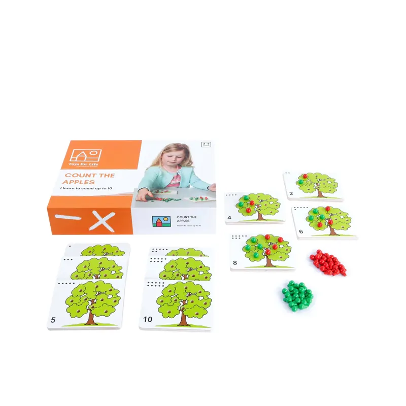 Jeu éducatif pour compter jusqu'à 10 - Le Pommier Toys For Life