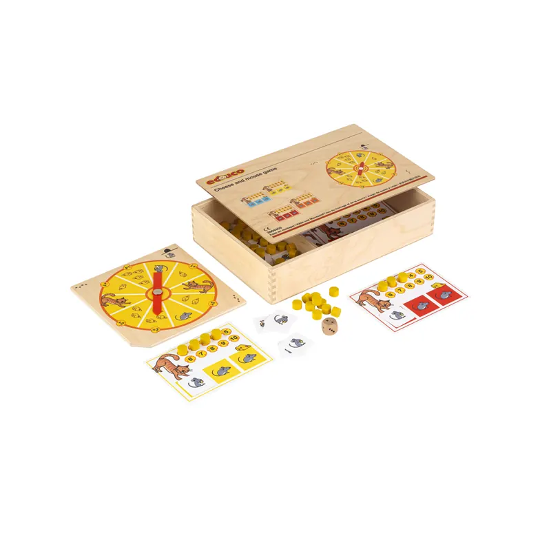 Jeu mathématique : Du fromage et de la souris Educo - Dénombrement jusqu'à 10