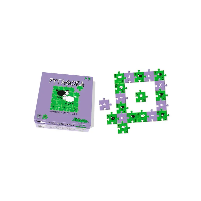Jeu Pytagora 126 pièces - Puzzle avec additions