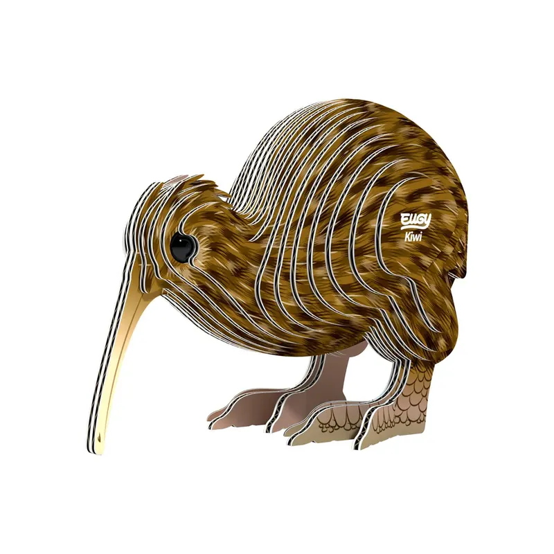 Kiwi - Puzzle Eugy - Oiseau 3D à collectionner