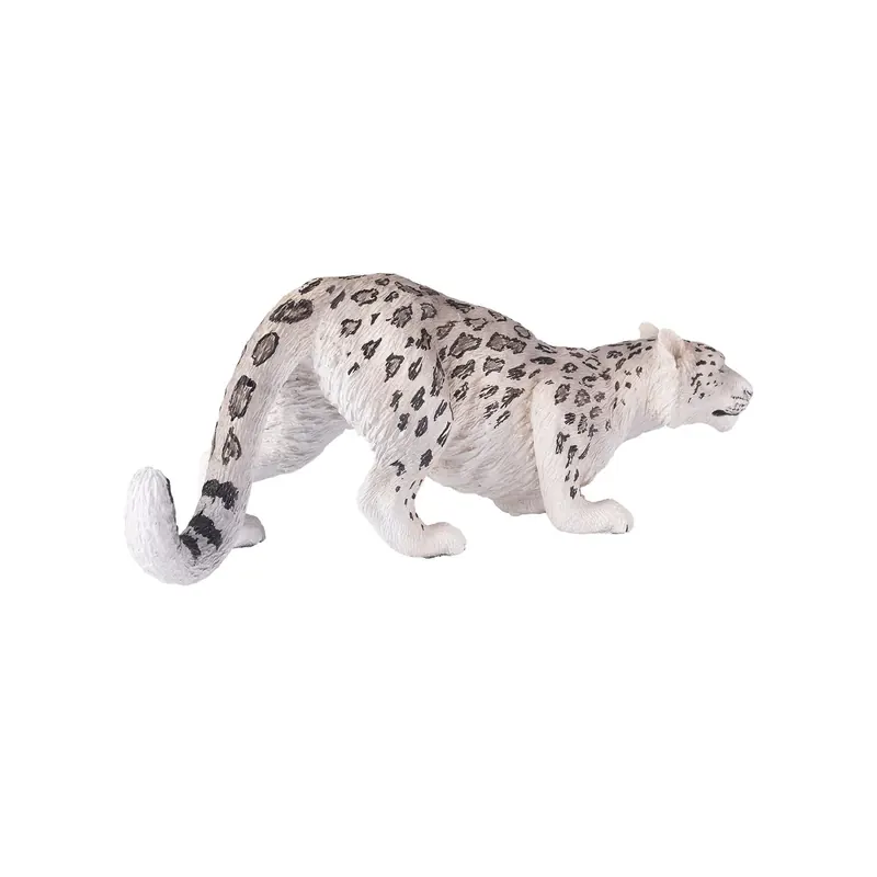 Léopard des neiges - Figurine Mojo 387243 - Réplique réaliste du félin des montagnes