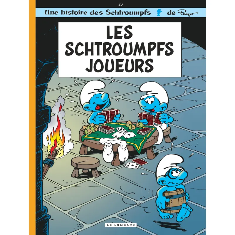 Les Schtroumpfs - Tome 23 : Les Schtroumpfs joueurs - Édition classique