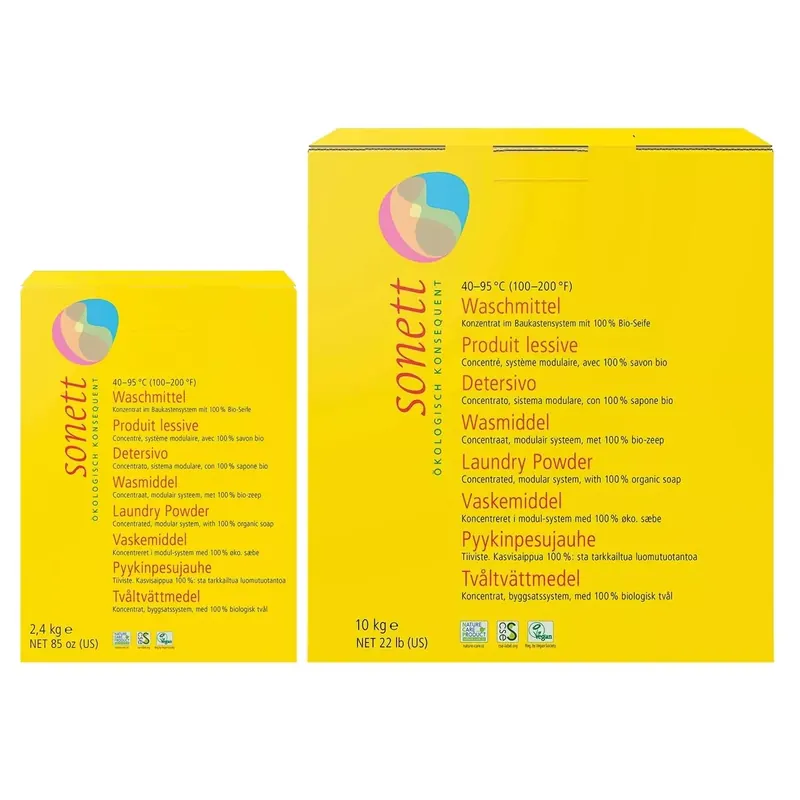 Lessive en poudre concentrée, Sonett