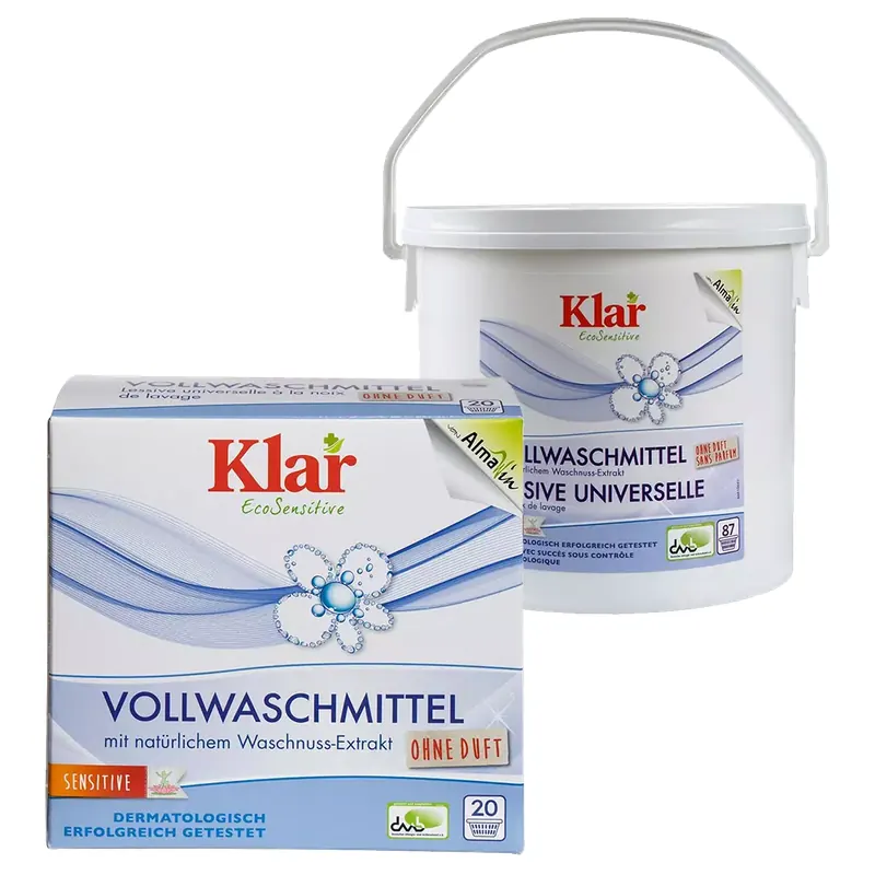 Lessive en poudre « Klar » aux noix