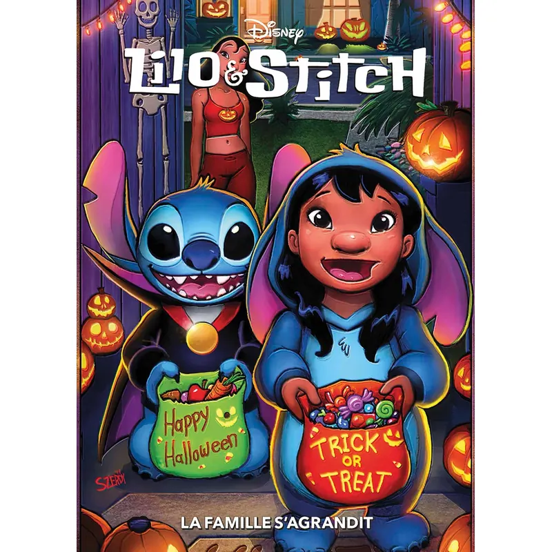 Lilo & Stitch - Tome 2 : La famille s'agrandit - Couverture Halloween