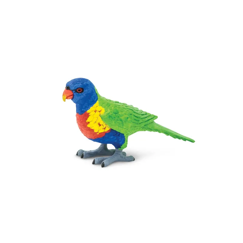 Loriquet - Figurine Perroquet Lori tête bleue Safari Ltd® 150229