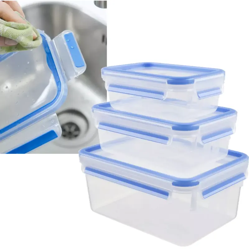 Lot de 3 boîtes alimentaires « CliP& Close »