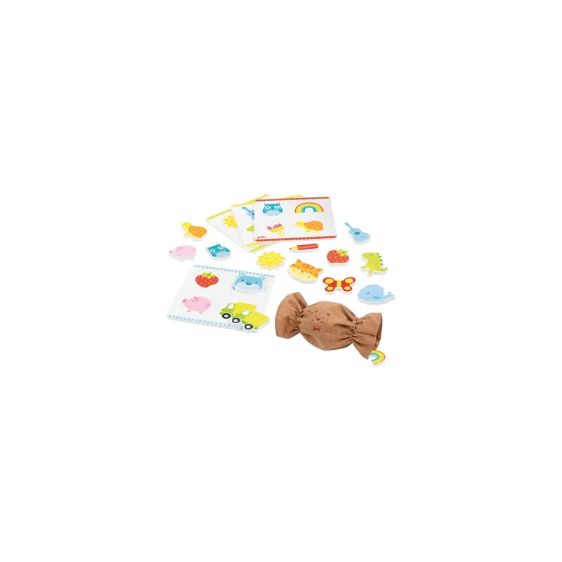 Loto Tactile en Bois – Mémo Sensoriel pour Enfants