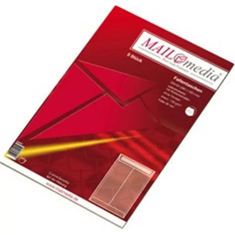 MAILmedia pochettes à soufflets avec bande auto-adhésive - C4 - marron