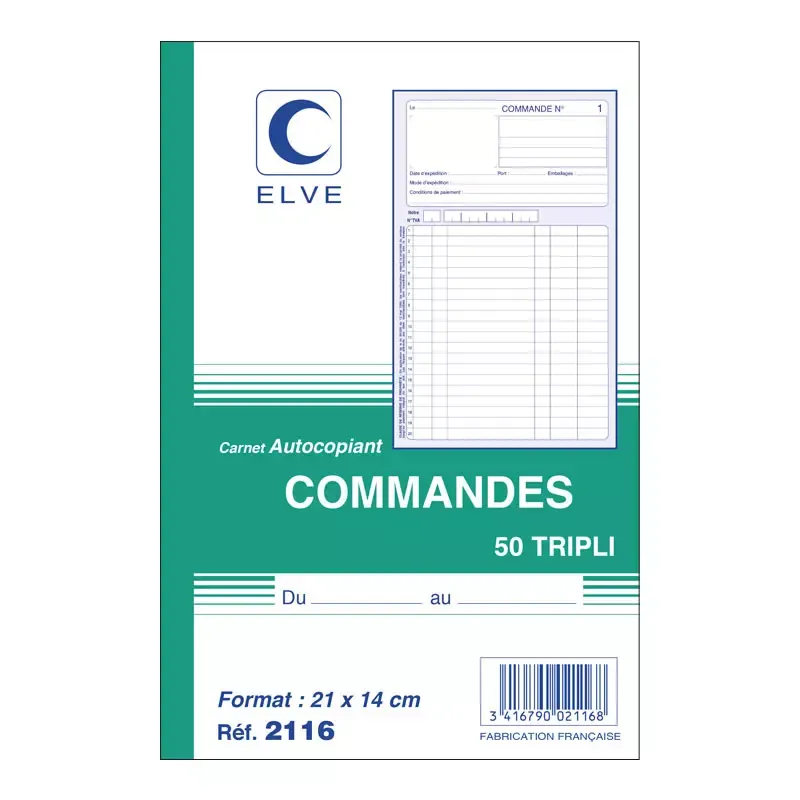 Manifold "Commandes", 210 x 140 mm - tripli