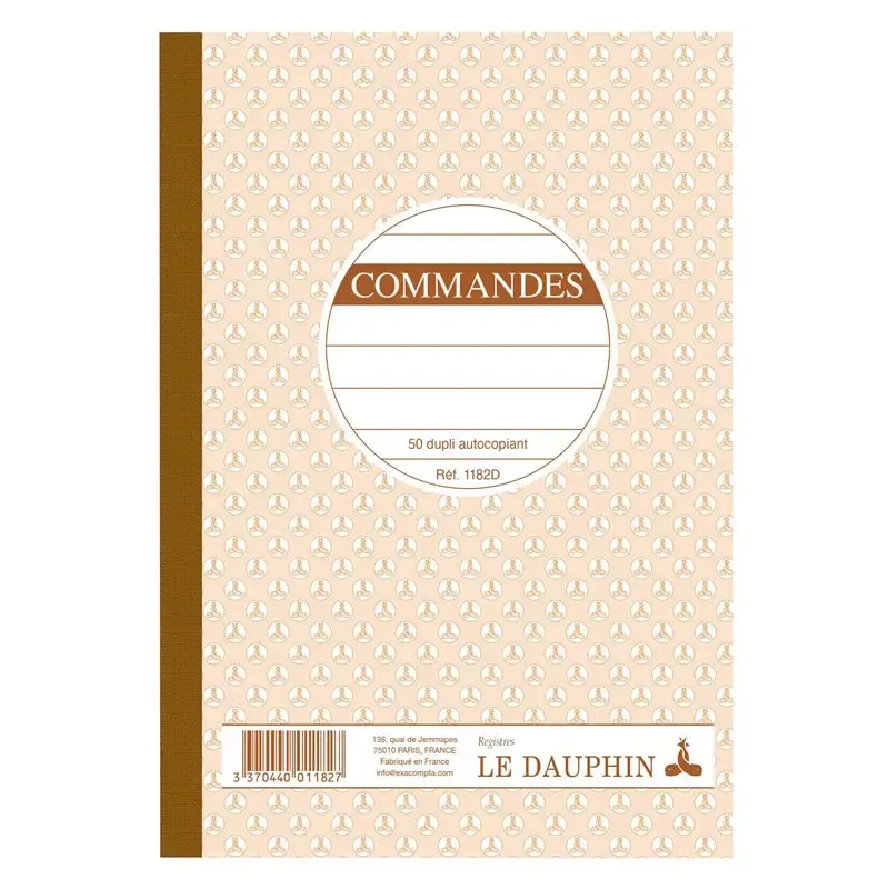 Manifold "Commandes" autocopiant dupli A5 - Le Dauphin