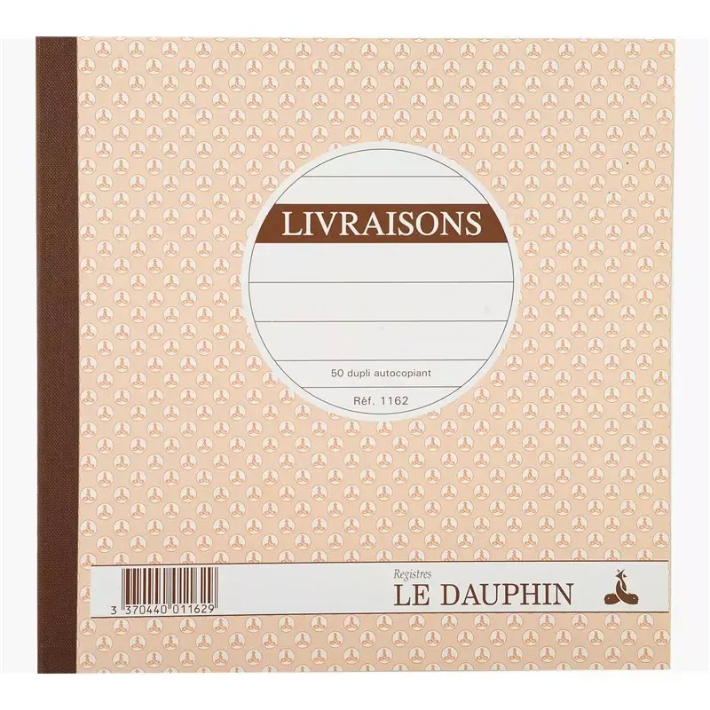 Manifold "Livraisons" Le Dauphin - 210 x 210 mm - 50 feuillets dupli autocopiants
