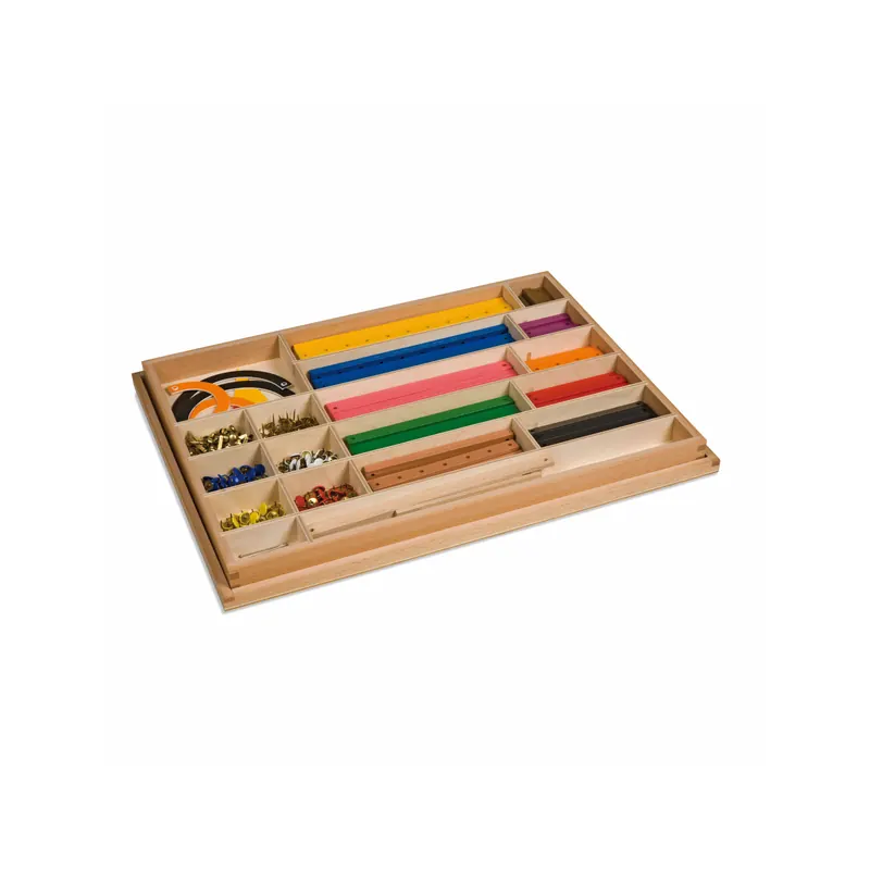 Matériel des bâtons de géométrie Montessori - Nienhuis 019400
