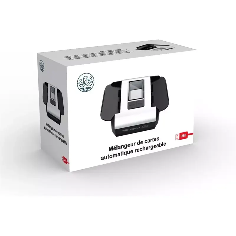 Mélangeur de Cartes Automatique Rechargeable - Wilson Jeux
