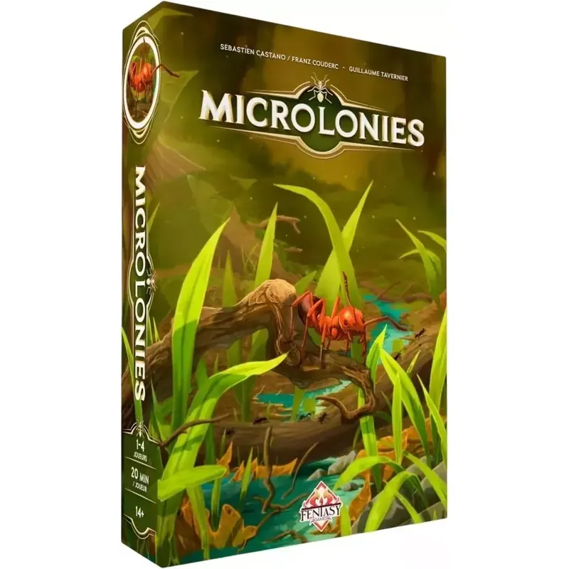 Microlonies - Couverture Fourmi de Feu