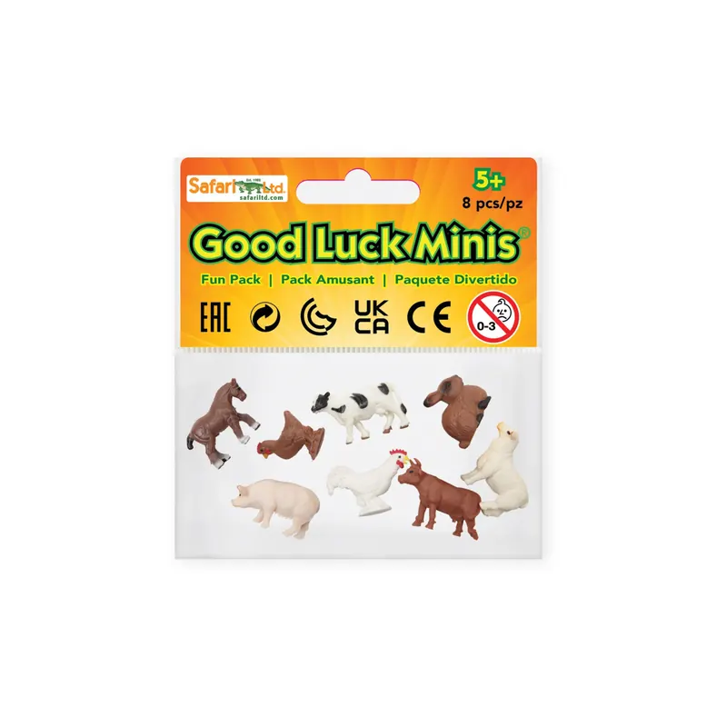 Mini Figurines Animaux de la Ferme - Safari Ltd® - Apprentissage Agricole