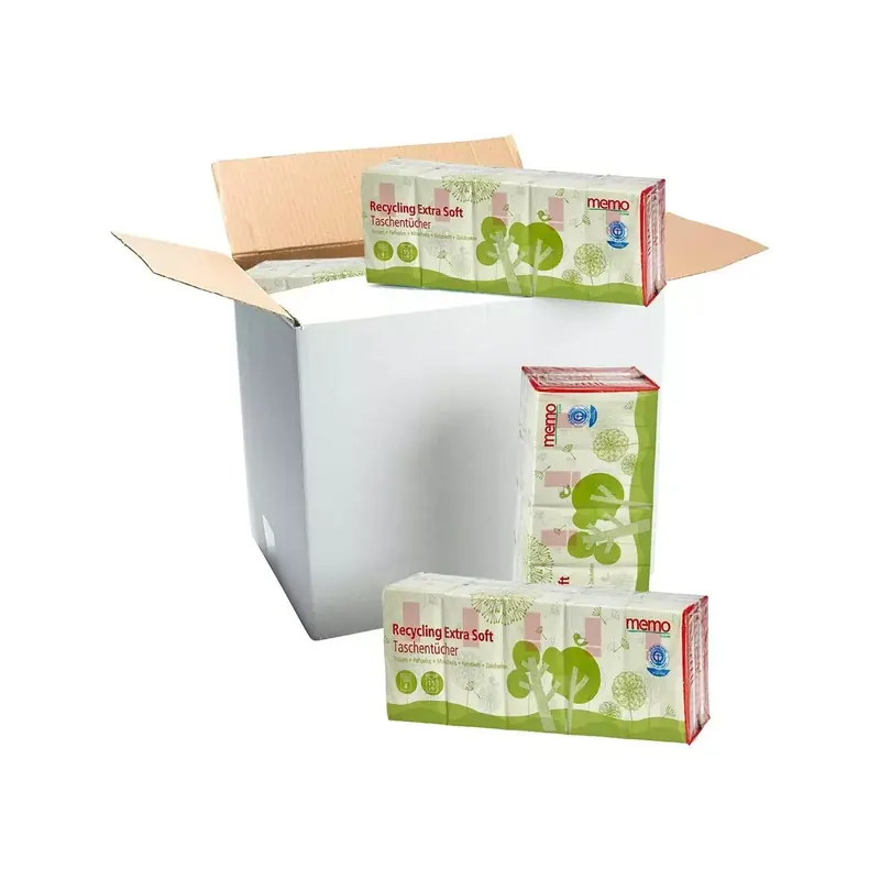 Mouchoirs recyclés « Extra Soft », en gros conditionnement