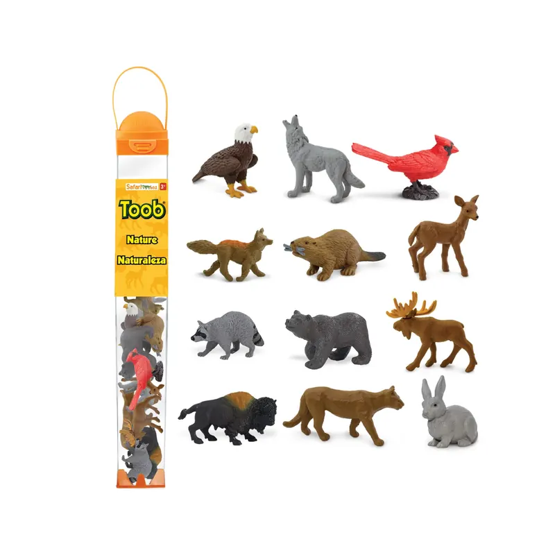 Nature Tube - Faune d'Amérique du Nord - Figurines Safari Ltd®