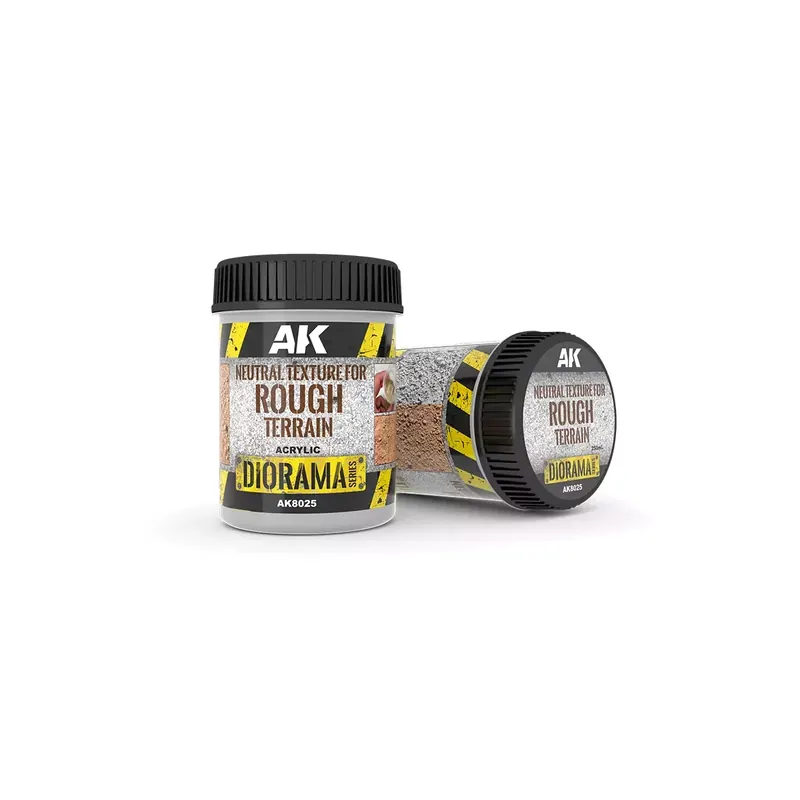Neutral Texture for Rough Terrain Acrylic - Diorama Series AK Interactive