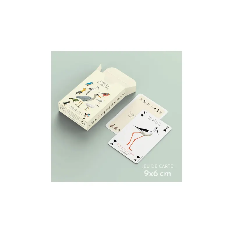 Oiseaux de France - Jeu de 54 Cartes classiques