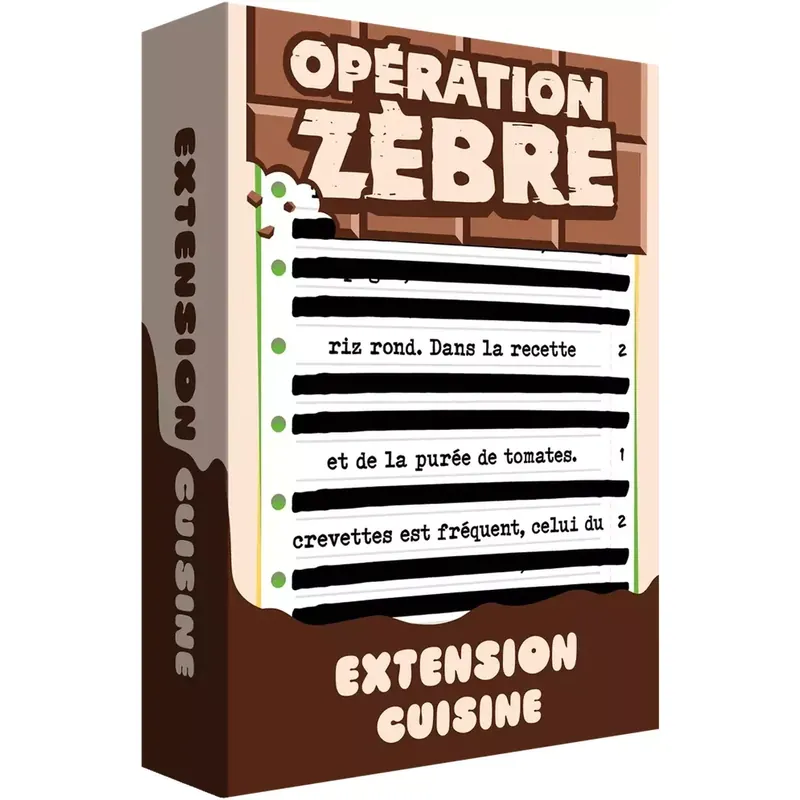 Opération Zèbre : Cuisine - Extension