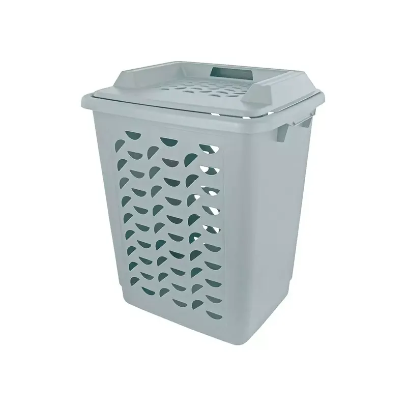 Panier à linge Ecoline avec couvercle
