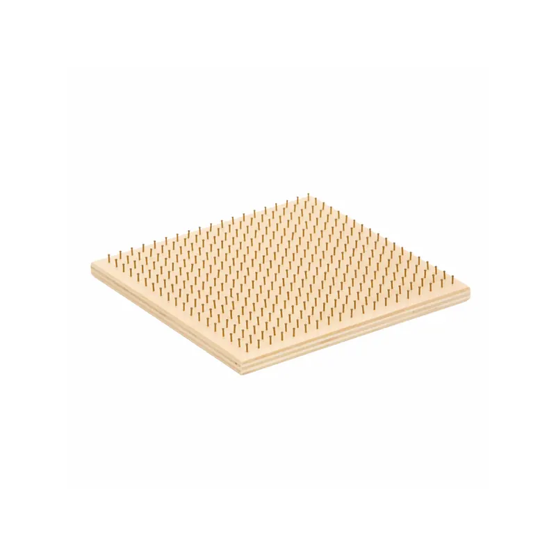 Panneau de Perles Carré en Bois 20x20cm - Qualité Européenne pour Perlaxis