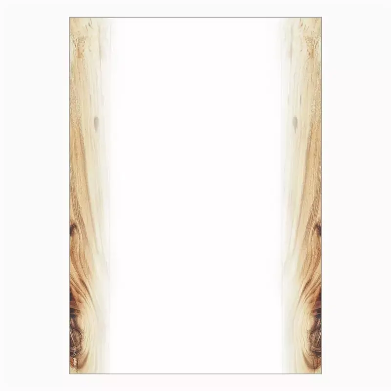 Papier à motif bois sur les 2 côtés , A4, 90 g/qm