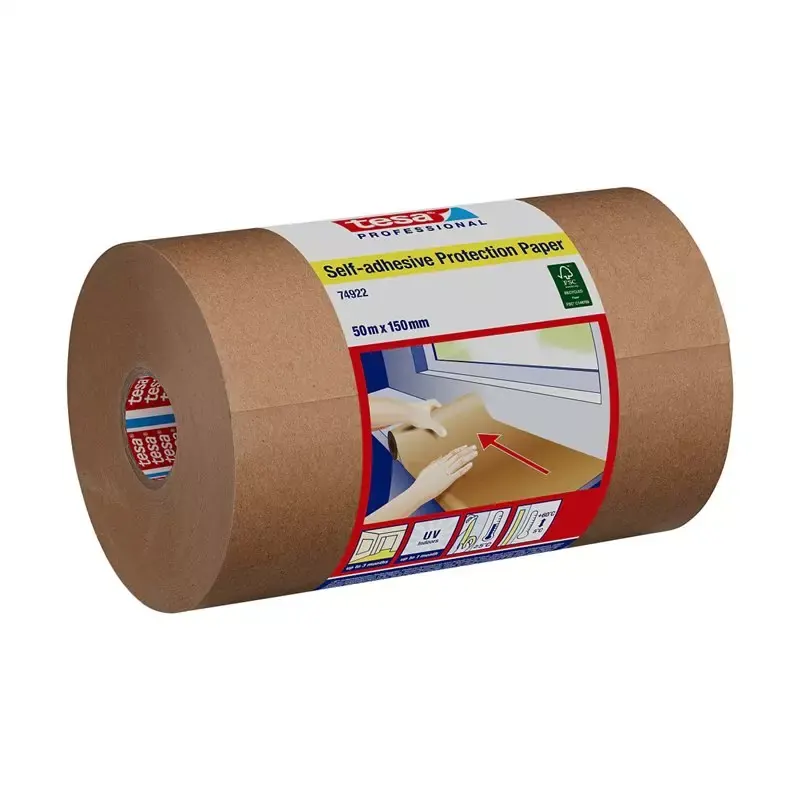 Papier de protection auto-adhésif tesa® 150 mm x 50 m