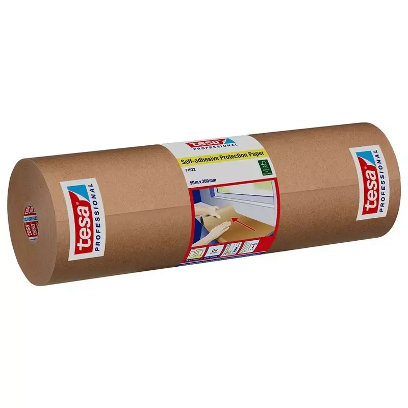 Papier de protection auto-adhésif tesa® 300 mm x 50 m