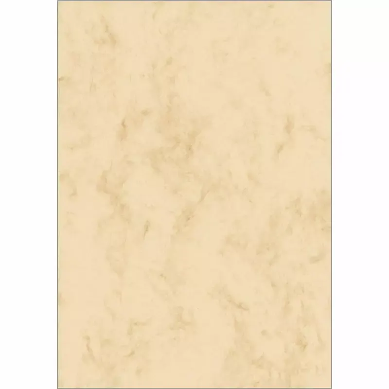 Papier marbré A4 90 g beige, 25 feuilles