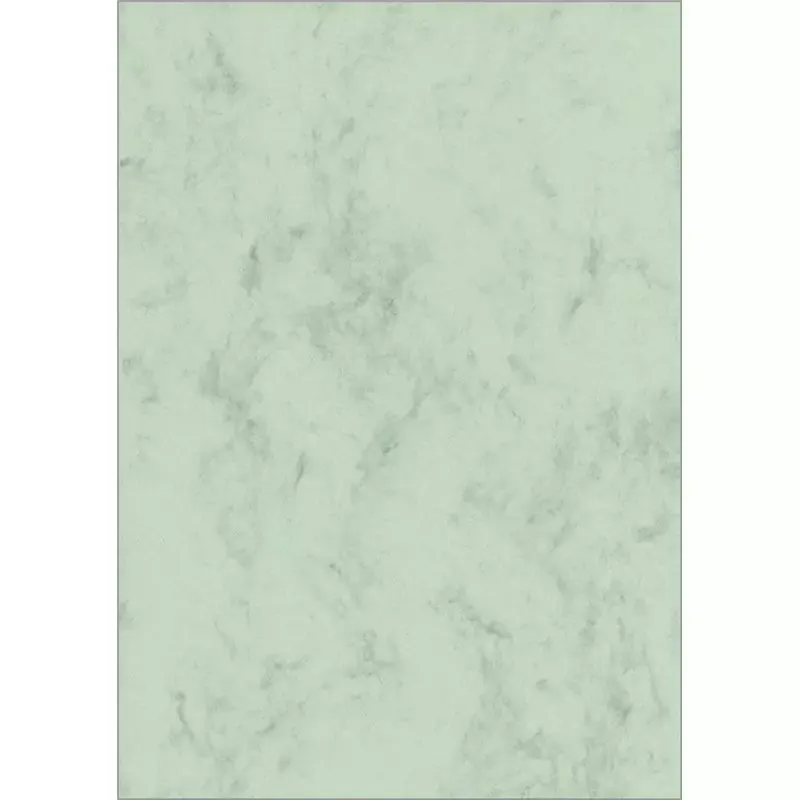 papier marbre - A4 - 90 g/m2 - papier fin - vert pastel