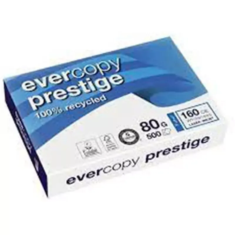 Papier recyclé A4 Clairefontaine 80 g ultra blanc CIE 160 (ramette de 500 feuilles)