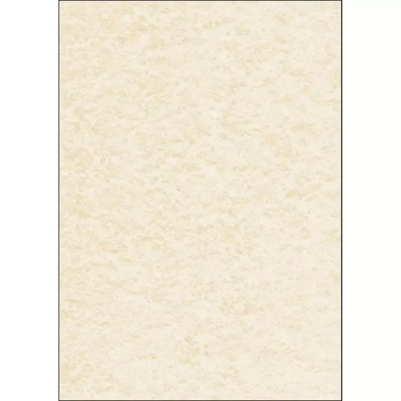 Papier structuré Sigel A4 90 g/m² motif parchemin champagne (100 feuilles)