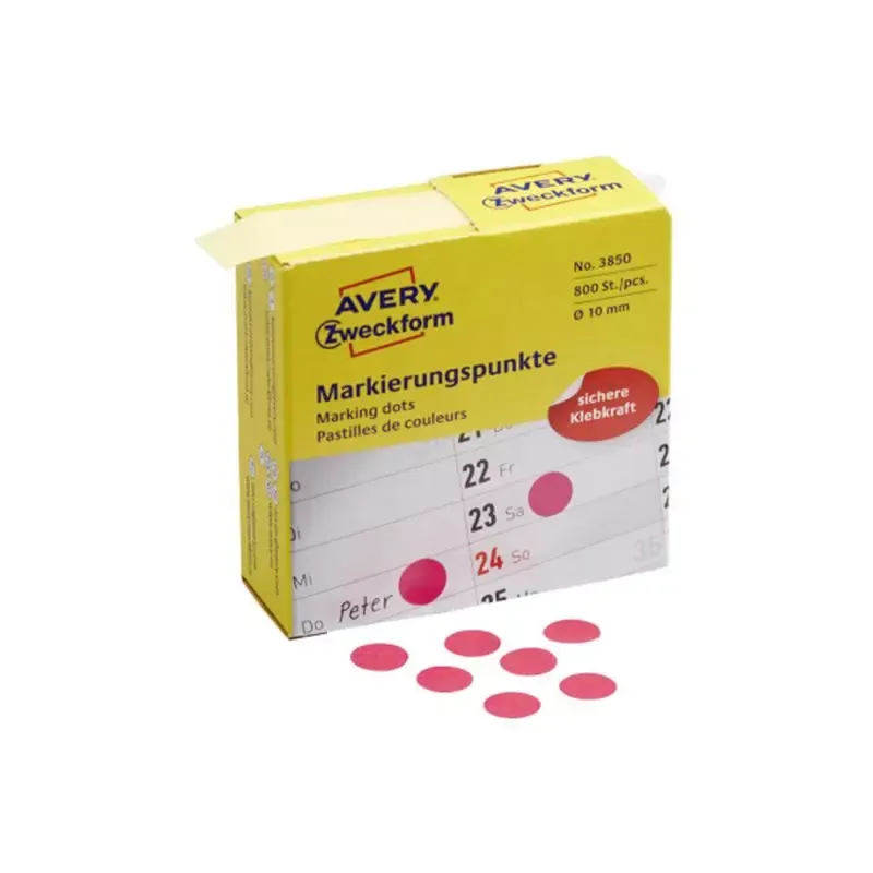 Pastille de couleur, 10 mm, magenta