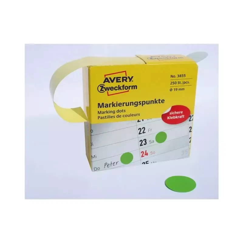 Pastille de couleur, 19 mm, vert