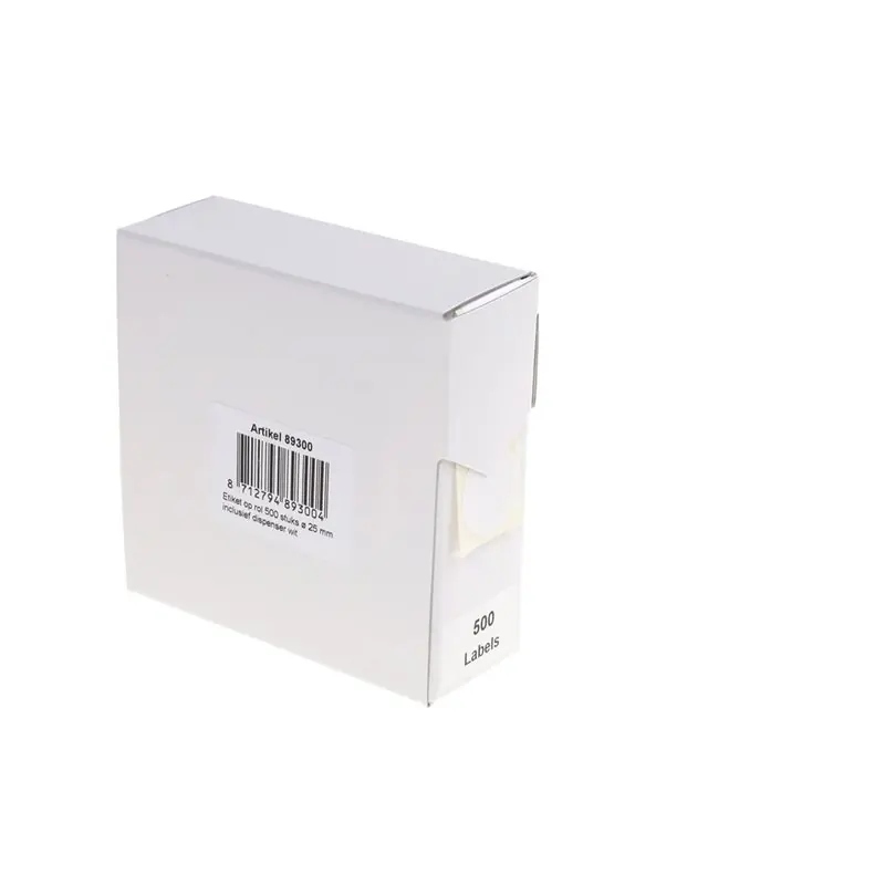 Pastille de couleur, diamètre: 25 mm, blanc