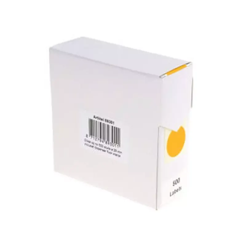 Pastille de couleur, diamètre: 25 mm, orange fluo