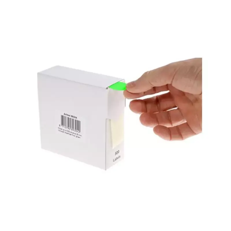 Pastille de couleur, diamètre: 25 mm, vert fluo