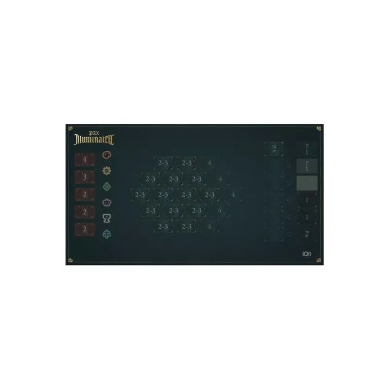 Pax Illuminaten - Tapis de jeu en Néoprène