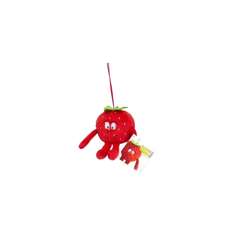 Peluche Fraise 13cm pour Enfants - Rouge Souriante
